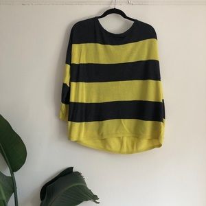 Yellow and Grey Gap Sweater